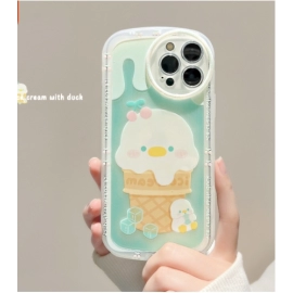 Fun cartoon crocodile suitable for iPhone 13 promax transparent 14 Apple 15 phone case 1  1. Silicone XL sleeve XS