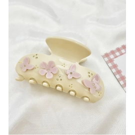 New Korean Style Acetic Acid Claw Shark Clip, European and American Christmas Hair Clip, Fashionable Pan Hair with Diamonds  Brain spoon hair accessories