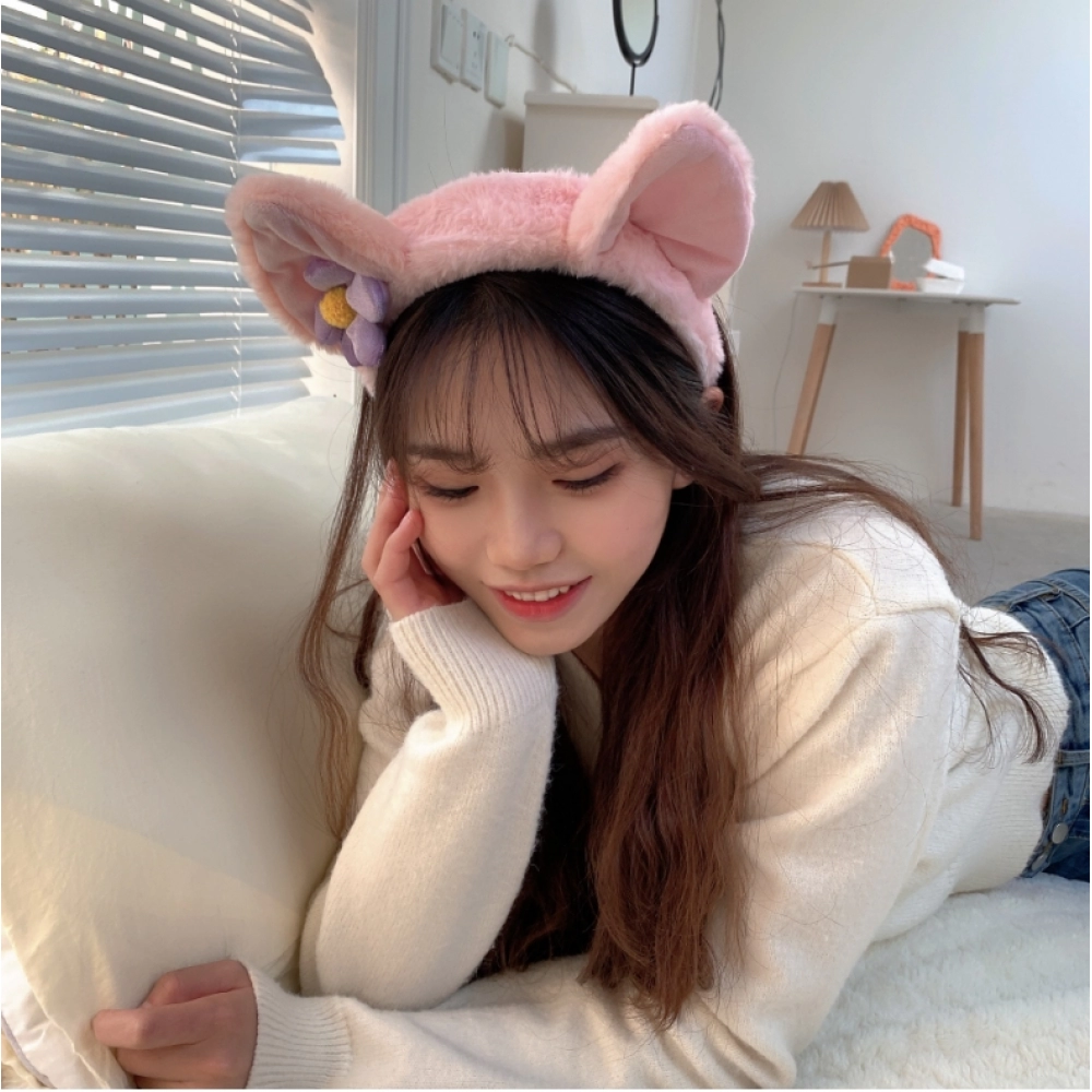Rabbit ear hair band, Korean internet celebrity, cute cartoon doll, hair band, hair clip, headband, plush  Shampoo headbandRabbit ear hair band, Korean internet celebrity, cute cartoon doll, hair band, hair clip, headband, plush  Shampoo headband