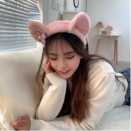 Rabbit ear hair band, Korean internet celebrity, cute cartoon doll, hair band, hair clip, headband, plush  Shampoo headbandRabbit ear hair band, Korean internet celebrity, cute cartoon doll, hair band, hair clip, headband, plush  Shampoo headband