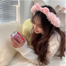 Rabbit ear hair band, Korean internet celebrity, cute cartoon doll, hair band, hair clip, headband, plush  Shampoo headbandRabbit ear hair band, Korean internet celebrity, cute cartoon doll, hair band, hair clip, headband, plush  Shampoo headband
