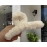 Korean autumn and winter new furry grab clip, large size, warm back of the head, spoon shaped hair clip, imitation rabbit hair grab  Shark clip girl