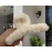 Korean autumn and winter new furry grab clip, large size, warm back of the head, spoon shaped hair clip, imitation rabbit hair grab  Shark clip girl