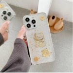 Suitable for iPhone 15 Pro Zhaocaimao phone case iPhone 14 Promax transparent 13 gold foil 12 soft case